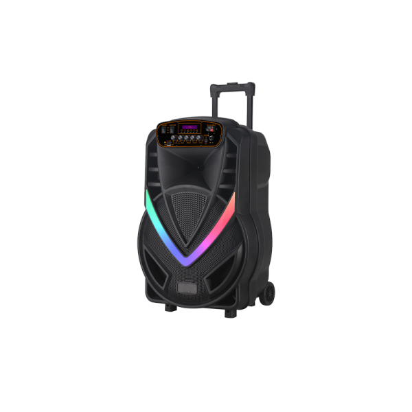 OEM Zvučnik NDR-V12 (FM/USB/TF/bluetooth/TWS/EQ) 12" karaoke s wireless mikrofonom