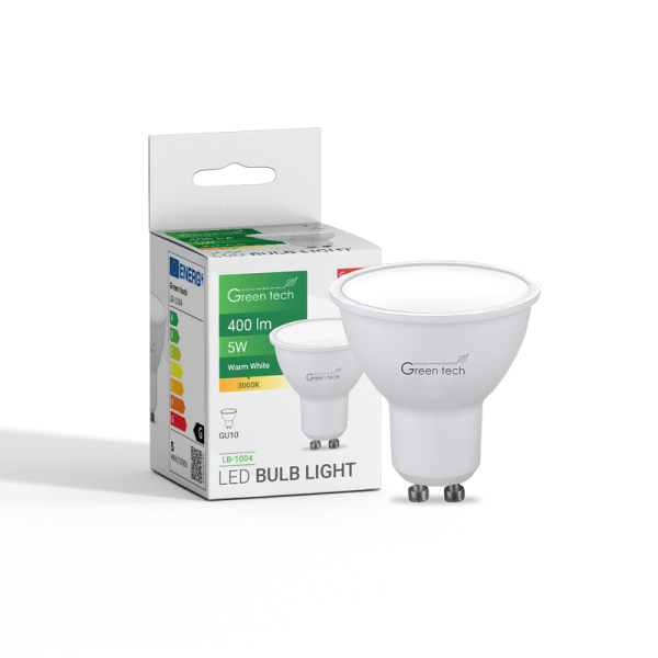 GREEN TECH LED žarulja Green Tech 5W, 3000K, GU10, IP20, Sanan chip - LB-1004