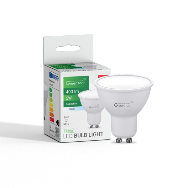 GREEN TECH LED žarulja Green Tech 5W, 6000K, GU10, IP20, Sanan chip - LB-1006