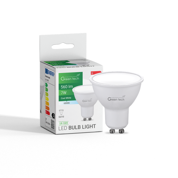 GREEN TECH LED žarulja Green Tech 7W, 6000K, GU10, IP20, Sanan chip - LB-1009