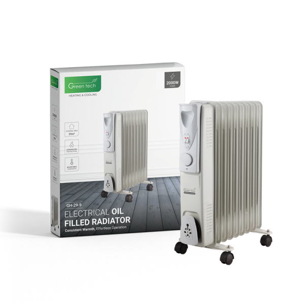 GREEN TECH Uljni radijator Green Tech 2000W, električni - GH-29-9