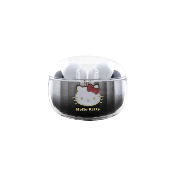 Hello Kitty Slušalice Hello Kitty wireless, crne - HKTWSHDGKEK