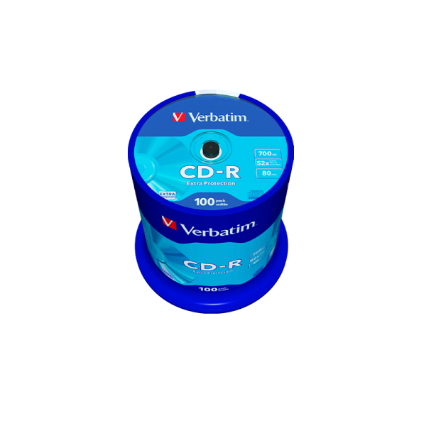 Verbatim CD-R Verbatim 700MB 52x, 100/1, spindle - 43411