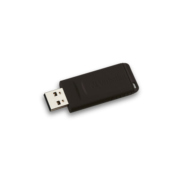 Verbatim USB memorijski stik 2.0 Verbatim 64GB, crni, Store'n'Go, slider - 98698