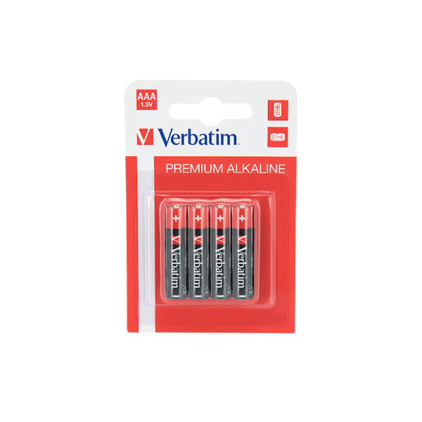 Verbatim Alkalne baterije AAA Verbatim, 4/1, 1.5V - 49920