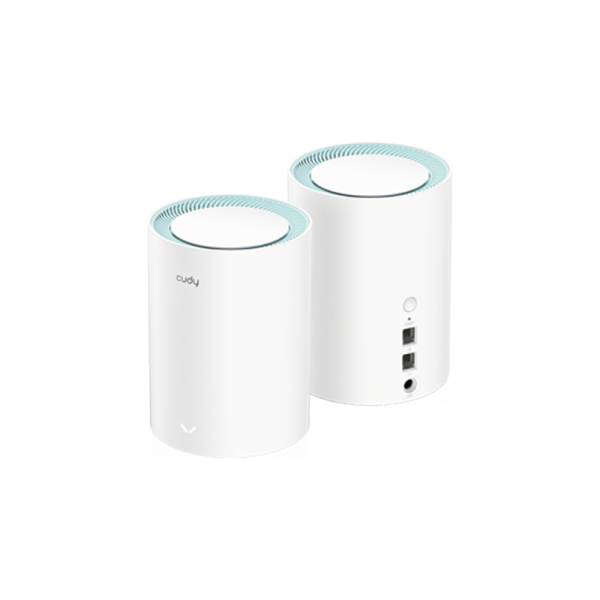 Cudy Wi-Fi mesh sustav Cudy M1300-2PACK, AC 1200 Gigabitni, VPN, 2kom