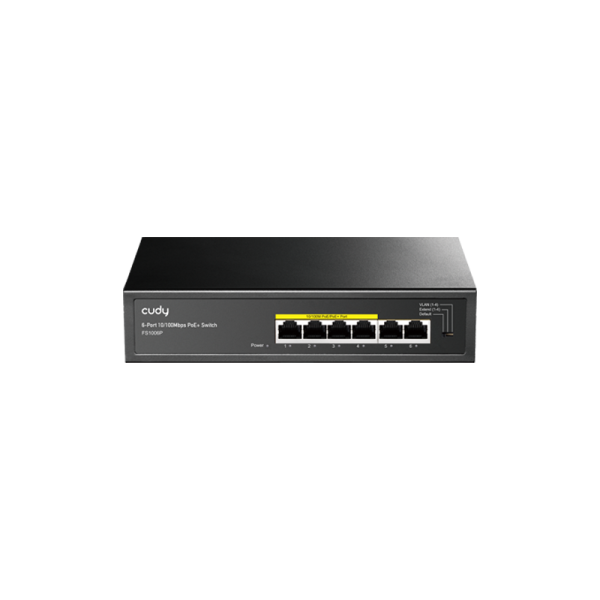 Cudy Switch Cudy FS1006P, 6-Portni, 10/100M, PoE+, 60W