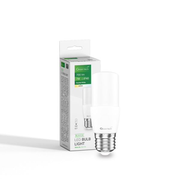 GREEN TECH LED žarulja Green Tech 7W, 4000K, E27, T37, Flux: 700 lm, IP40, Epistar chip - BLX-6124