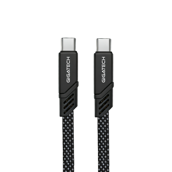 GIGATECH C na C kabel Gigatech 1m,PD 60W, crno-bijeli - XF520