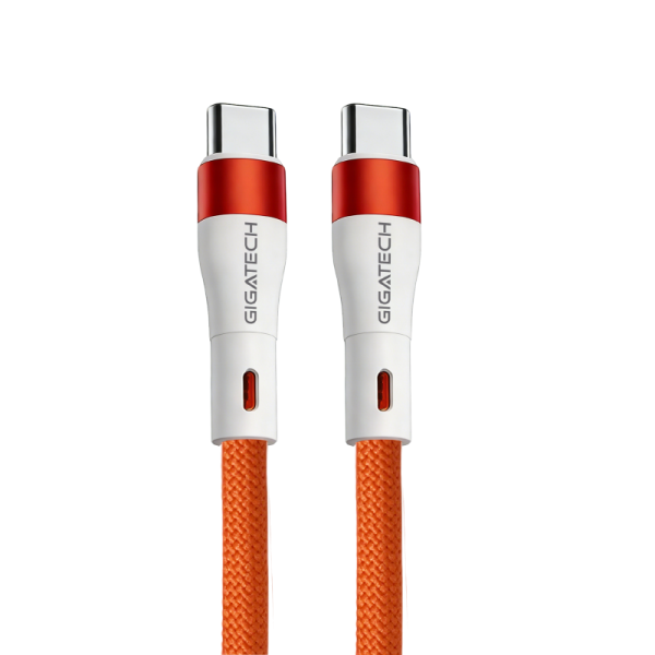 GIGATECH C na C kabel Gigatech 1m, PD 60W, narančasti, magnetni - XM213