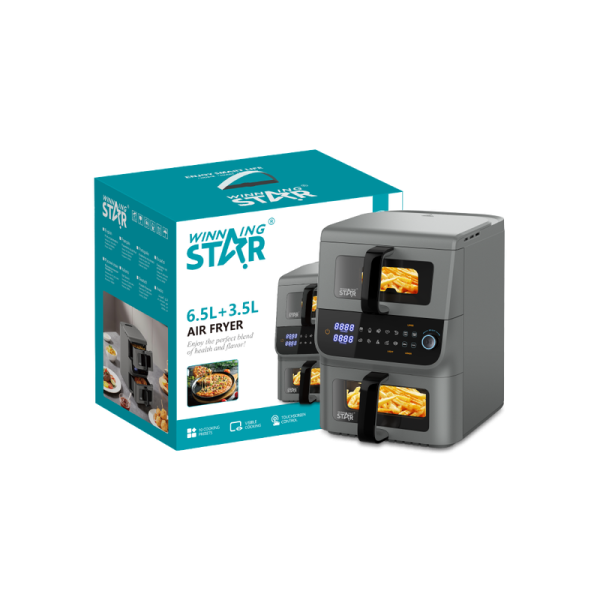 Winning Star Friteza na vrući zrak Winning Star ST-9693, 6.5L+3.5L, 2500W, touch screen