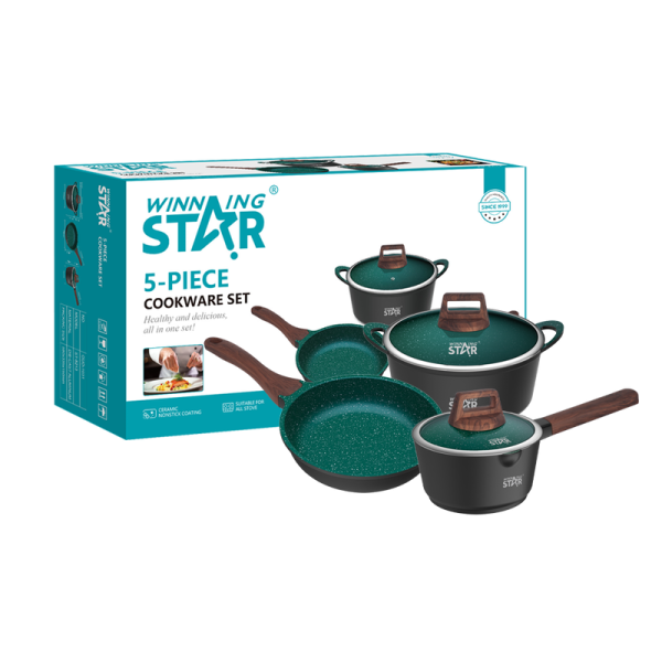 Winning Star Set posuđa Winning Star ST-5213, 5 komada, indukcija