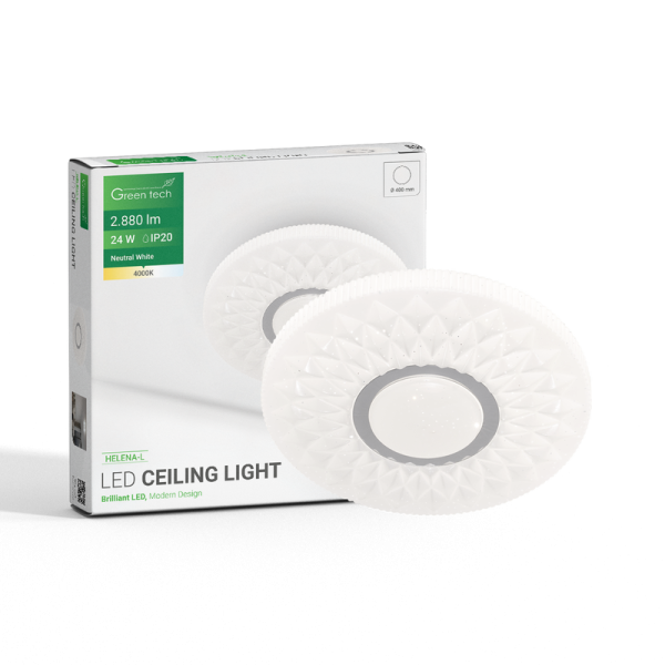 GREEN TECH LED plafonjera Green Tech 24W, 4000K, fi 40cm - HELENA-L