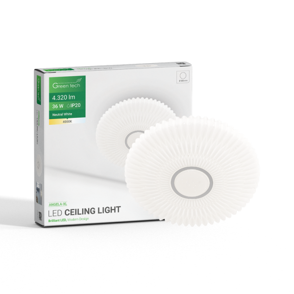GREEN TECH LED plafonjera Green Tech 36W, 4000K, fi 50cm - ANGELA-XL