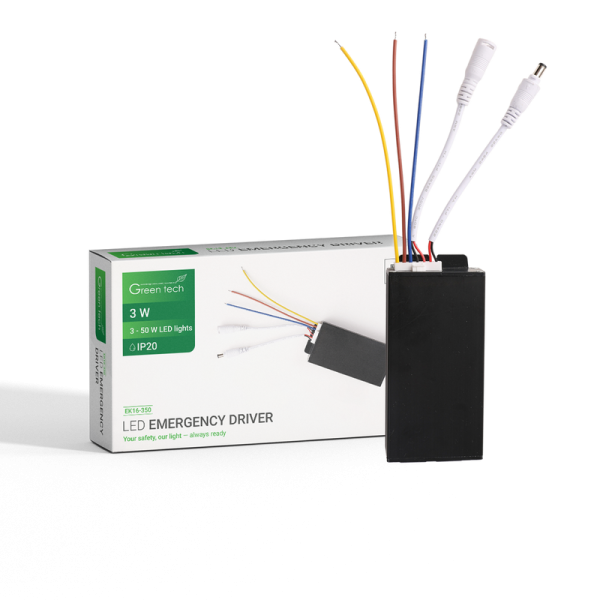 GREEN TECH LED driver za nužnu rasvjetu 3W-50W - EK16-350