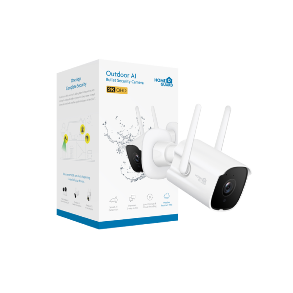 Homeguard Homeguard 2K Bullet IP kamera, AI detekcija - HGWOB-256