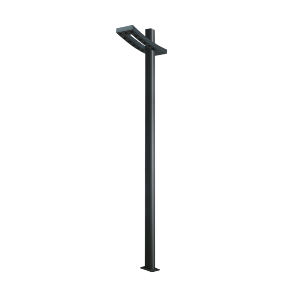 GREEN TECH LED ulična svjetiljka Green Tech sa stupom 36W, 4000K + zelena boja svjetl., 4m - GT-UL0052-36W