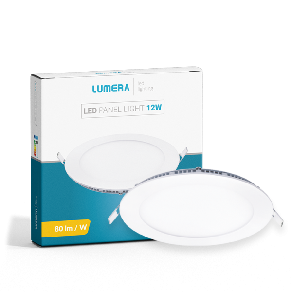 LUMERA LED panel Lumera Lighting 12W, 4200K, ugradni, okrugli - LM-213-12W