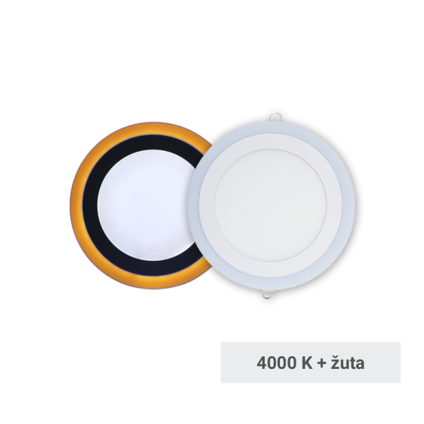 LUMERA LED panel Lumera Lighting 18W + 6W, 4000K + 3000K, ugradni, okrugli - LM-324-24W
