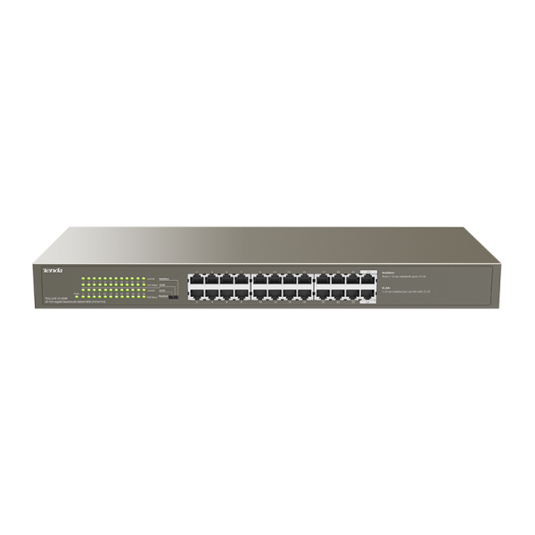 TENDA Tenda 1000M&PoE 24-Port Gigabit Ethernet Switch s 24-Port PoE TEG1124P-24-250W